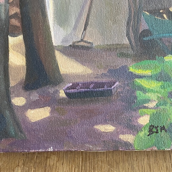 “Smith Gardens” my original oil painting - Picture 4 of 4